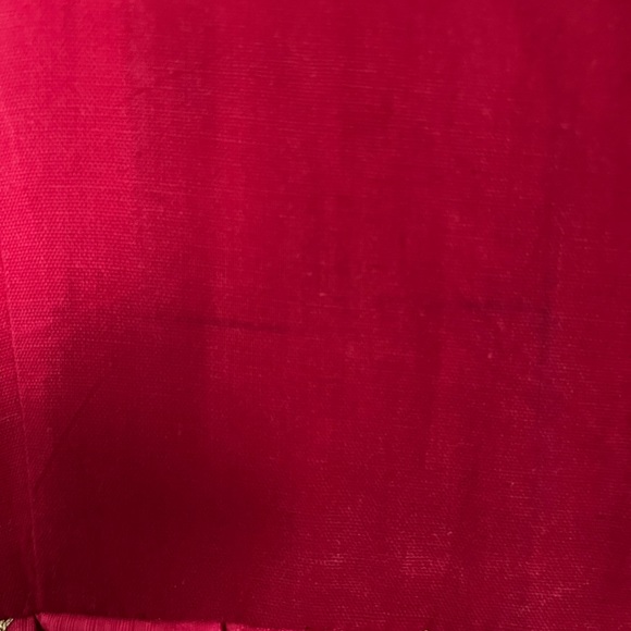 Handmade Fuschia Dress w/ Gold Embroidery - Picture 6 of 6